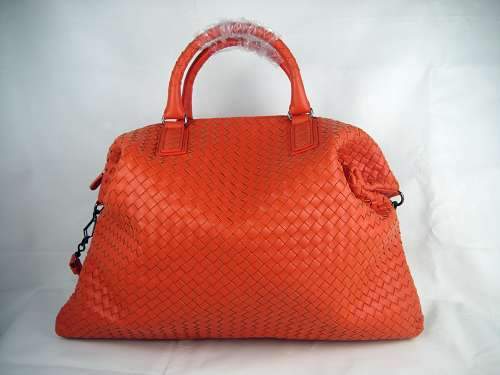 Bottega Veneta Lambskin Bag 8306 orange